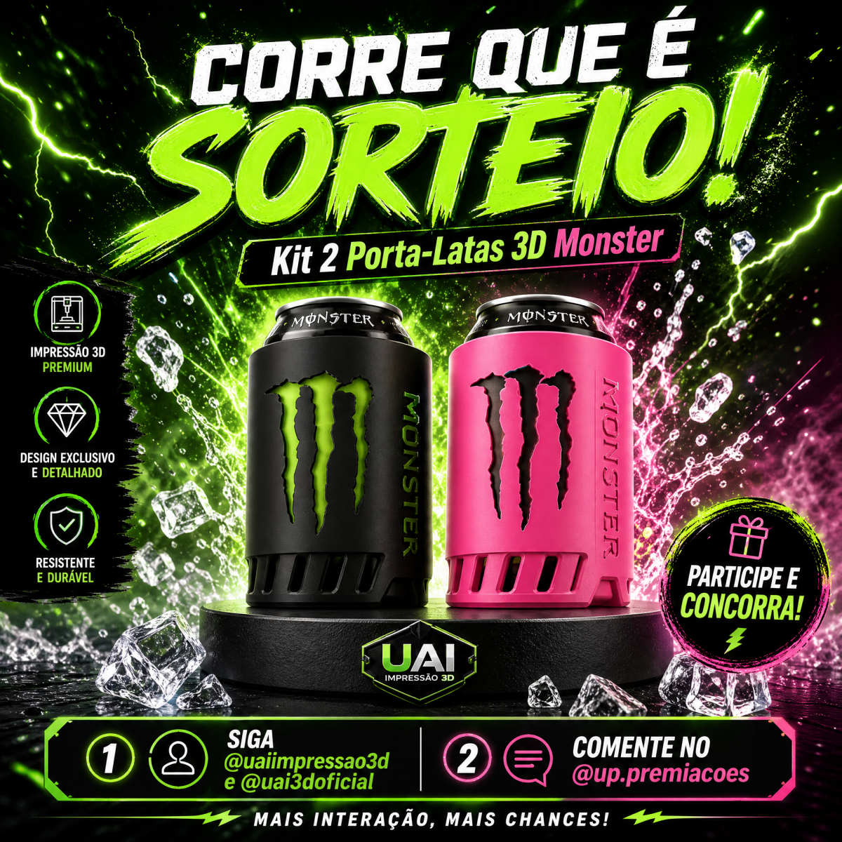 Sorteio Uai Impressão 3D