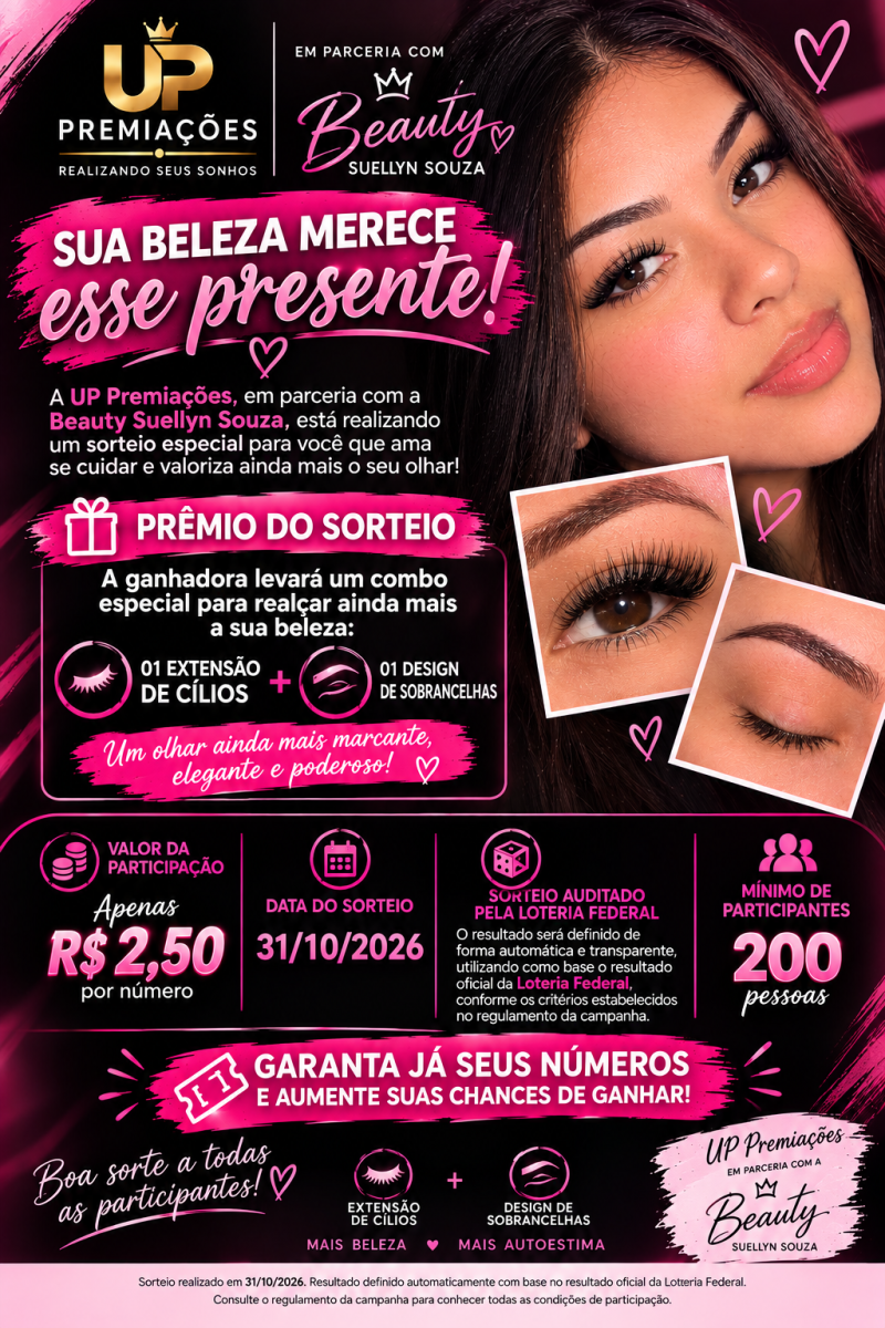 ✨ SORTEIO ESPECIAL BEAUTY SUELLYN SOUZA